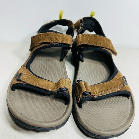 Teva Brown Sandals with Yellow Accents - Picture 3 of 8